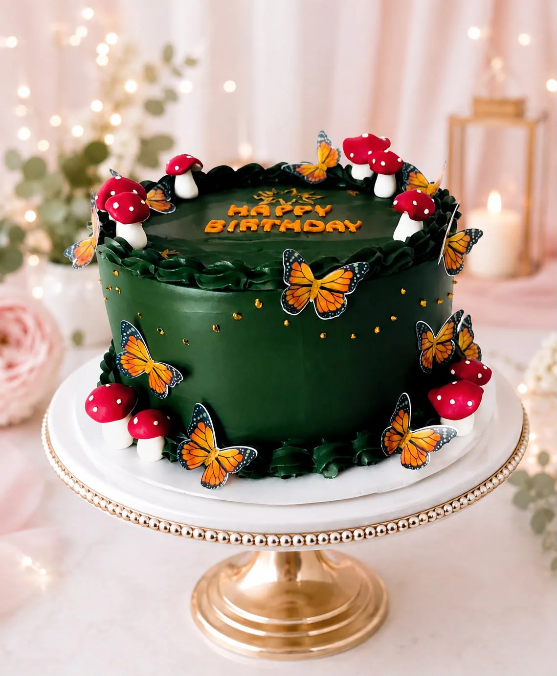 Women’s celebration cake handmade by Anila in Norwich