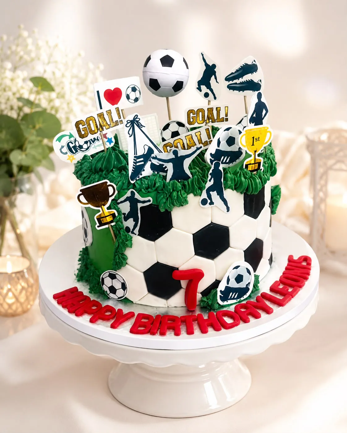 Men’s celebration cake handmade by Anila in Norwich