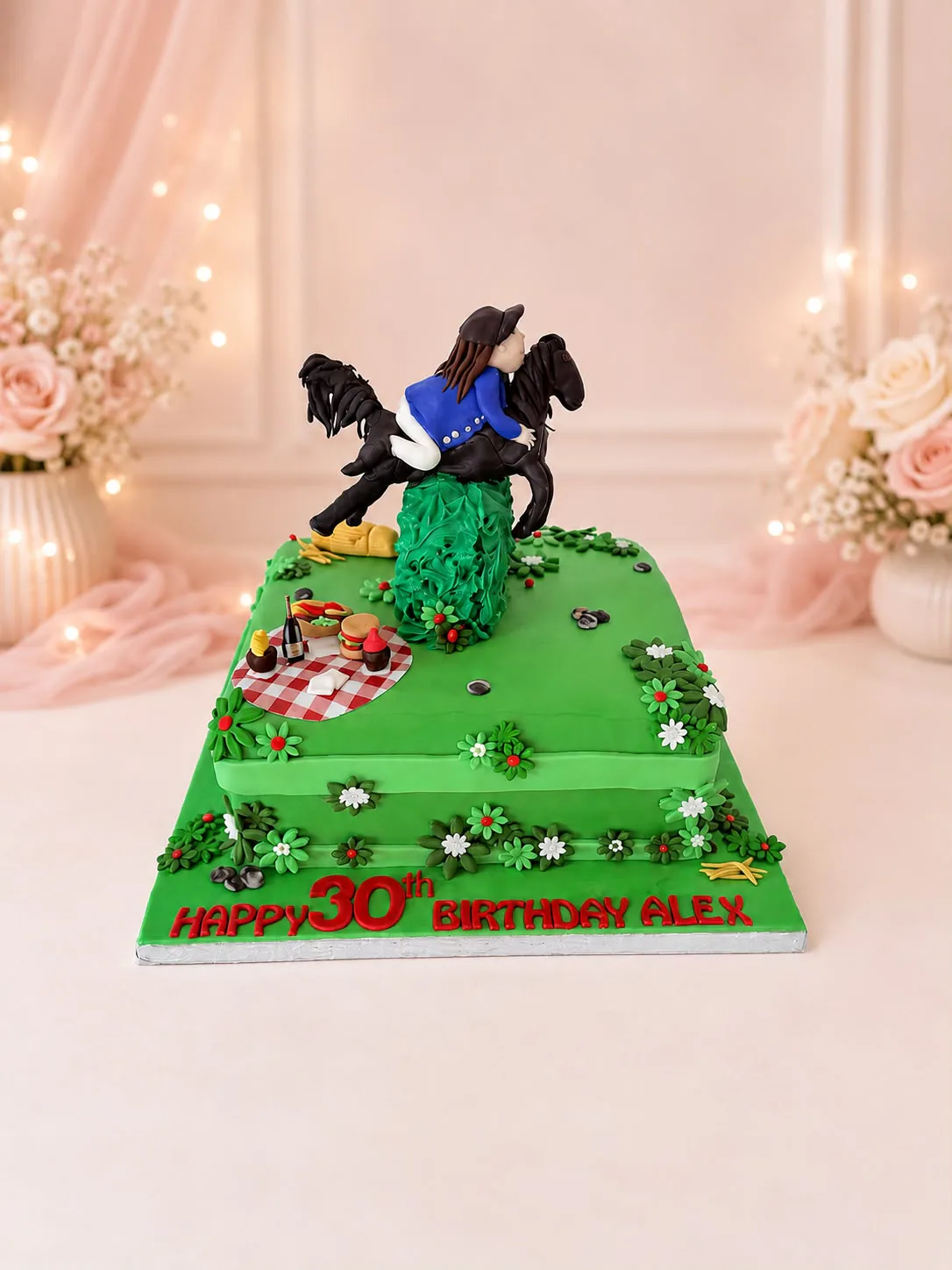 Men’s celebration cake handmade by Anila in Norwich
