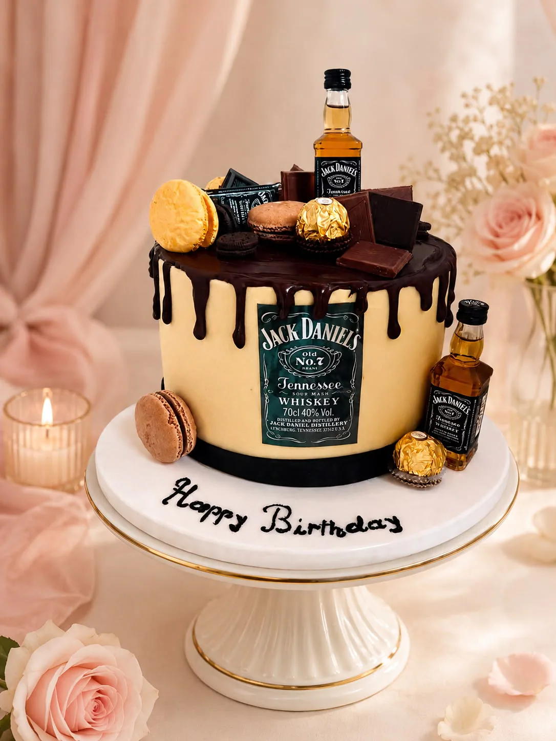 Men’s celebration cake handmade by Anila in Norwich