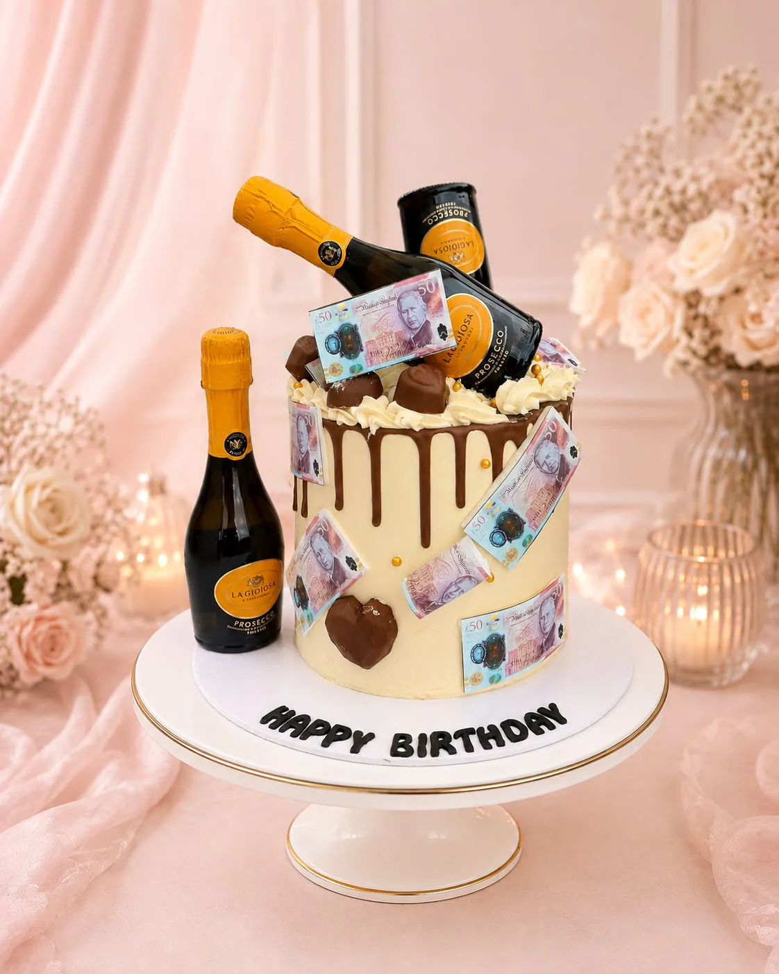 Men’s celebration cake handmade by Anila in Norwich